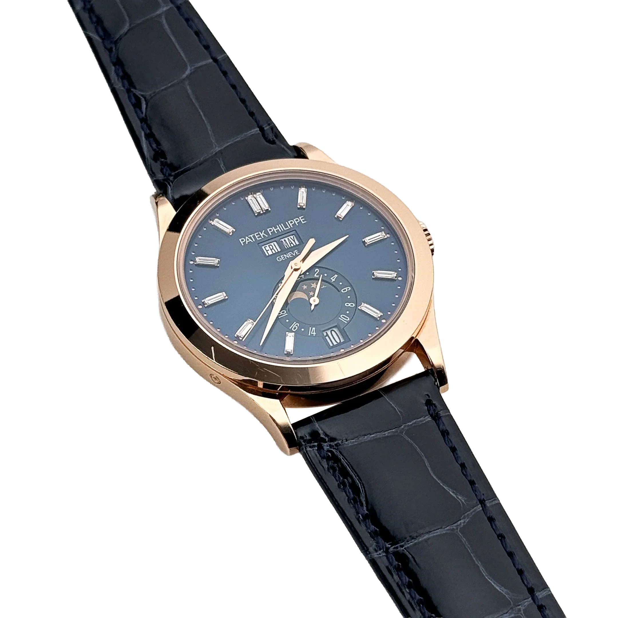 Complications 39mm 5396R-015 Annual Calendar Rose Gold Blue Dial