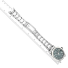 Sky-Dweller 42mm Steel White Gold Green Dial Mens Watch 336934