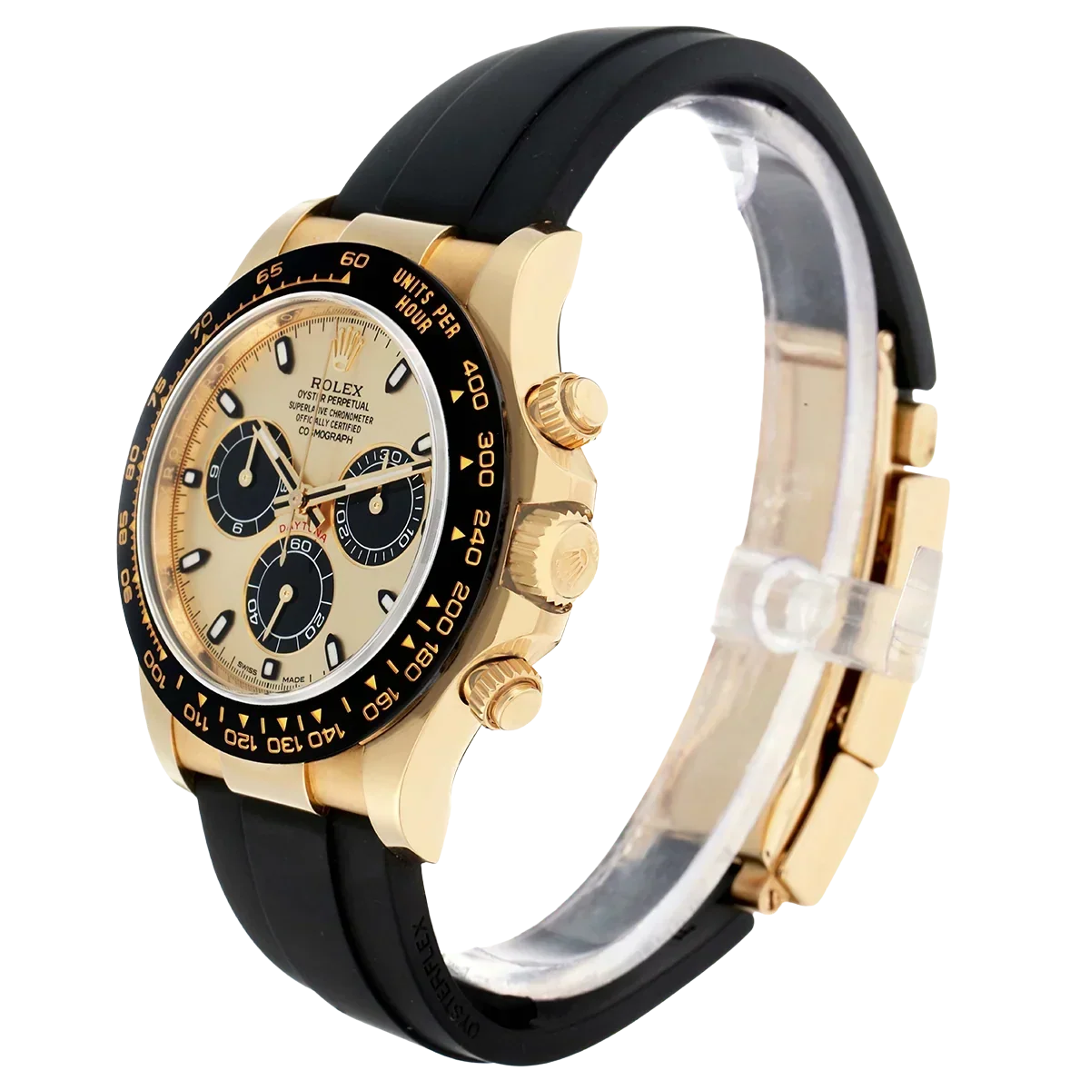Daytona Pikachu 40mm Yellow Gold Champagne Dial Mens Watch 116518