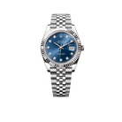 Datejust 36mm Steel & White Gold Blue Dial Diamonds m126334-0016