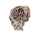 Epic X Chrono Tourbillon Baguette 47mm EC380.40.BD.BD.A40BD Rose Gold Baguette Diamonds Rubies