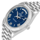 President Day-Date 40mm Blue Dial Platinum Mens Watch 228236