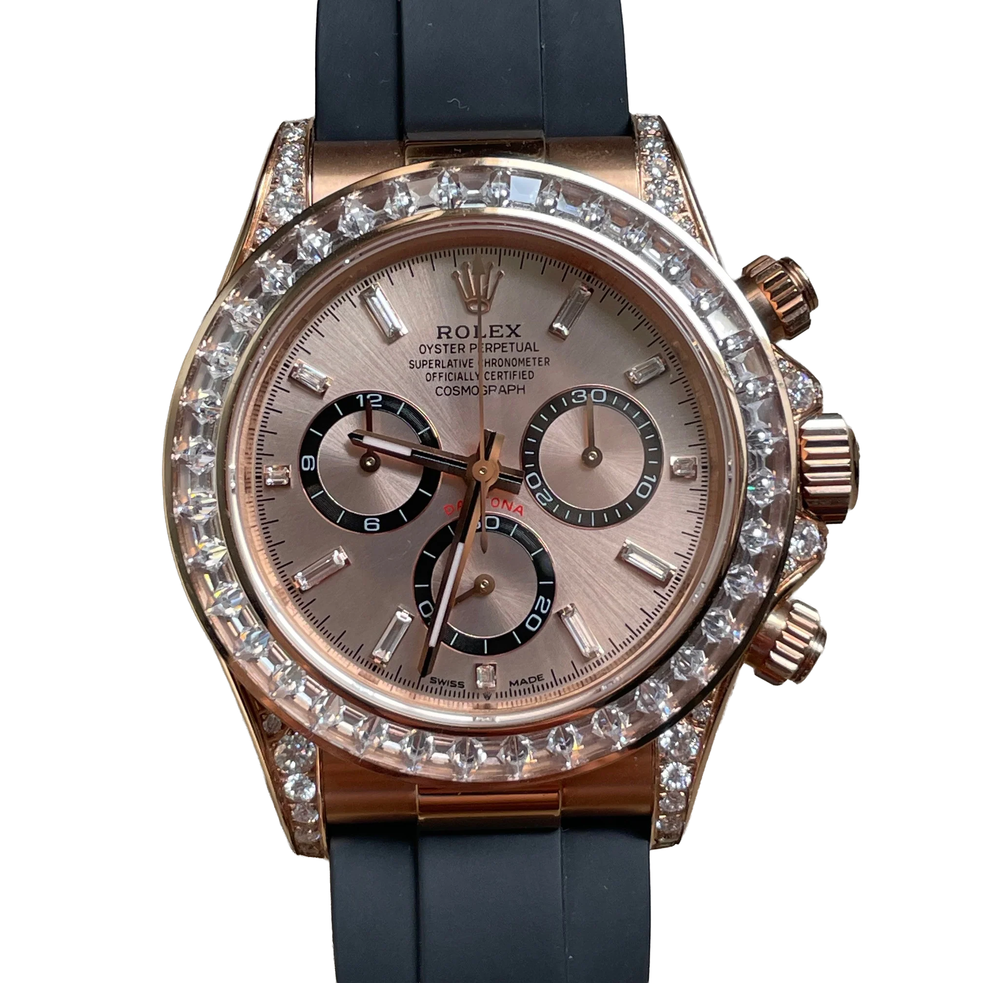 Daytona Cosmograph Everose gold Sundust Dial Diamond 40mm 126535TBR-0002