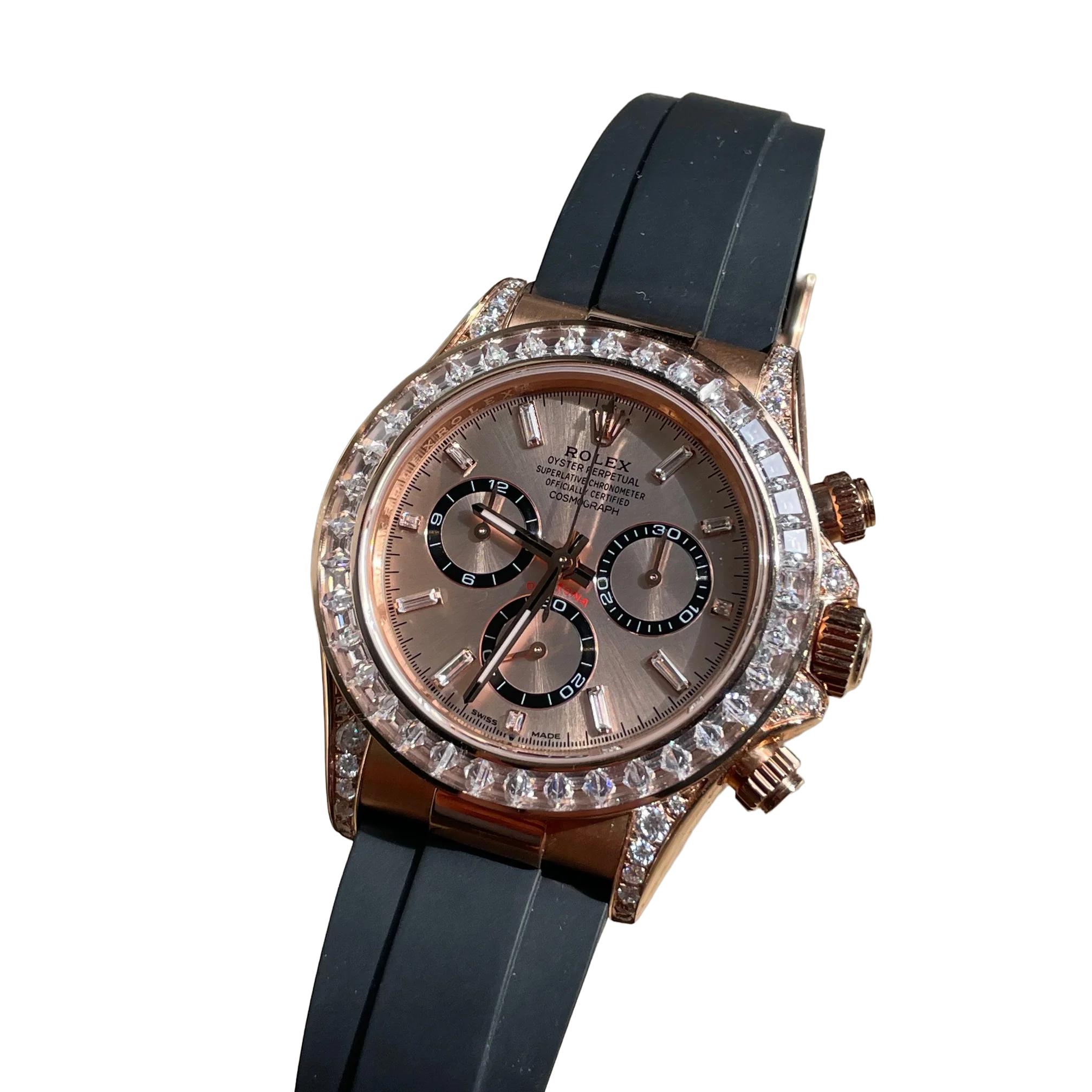 Daytona Cosmograph Everose gold Sundust Dial Diamond 40mm 126535TBR-0002