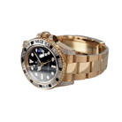 GMT Master II 18k Yellow Gold Diamond Black Sapphire 116758SANR