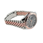 Datejust 41 126331 Rose Gold Stainless Steel Grey Motif Dial Jubilee