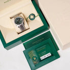 Rolex Datejust 36 M126284RBR-0039 – Olive Green Palm Motif Dial Diamond Bezel