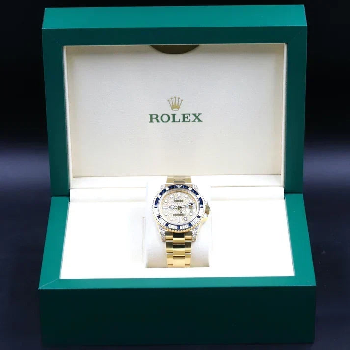 GMT-Master II 116758SARU Pave Diamond Dial 40mm
