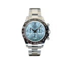 Daytona 40mm 116506 Platinum Ice Blue Diamond Baguette Dial