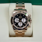 Daytona 40mm Everose Gold Black Dial - 126505