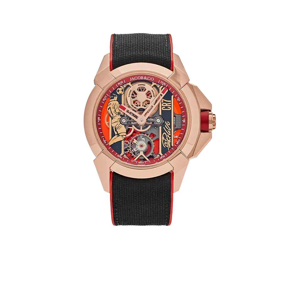 V2 CR7 Epic X Collection 44mm EX120.43.AE.AA.A Flight of CR7 Rose Gold Limited Edition