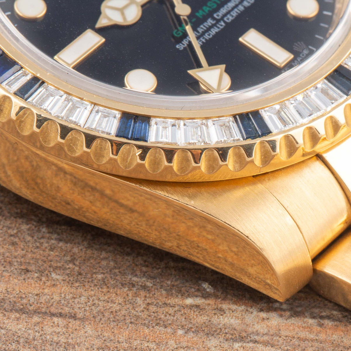 Rolex GMT-Master II 116758SA Yellow Gold Oyster Bracelet 40mm