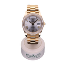 Day-Date 40 mm Yellow Gold Diamond Bezel Silver Dial M228348rbr-0007