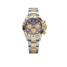 Daytona 40mm Yellow Gold Stainless Steel Black Mother of Pearl Diamond Dial 116503