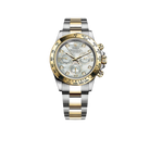 Daytona 40mm Yellow Gold Stainless Steel Mother of Pearl Diamond Dial 116503