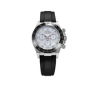 Daytona 40mm White Gold Oysterflex Mother of Pearl Diamond Dial 116519LN