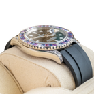 Yacht-Master Cotton Candy 40mm White Gold Black Dial Oysterflex 126679SABR