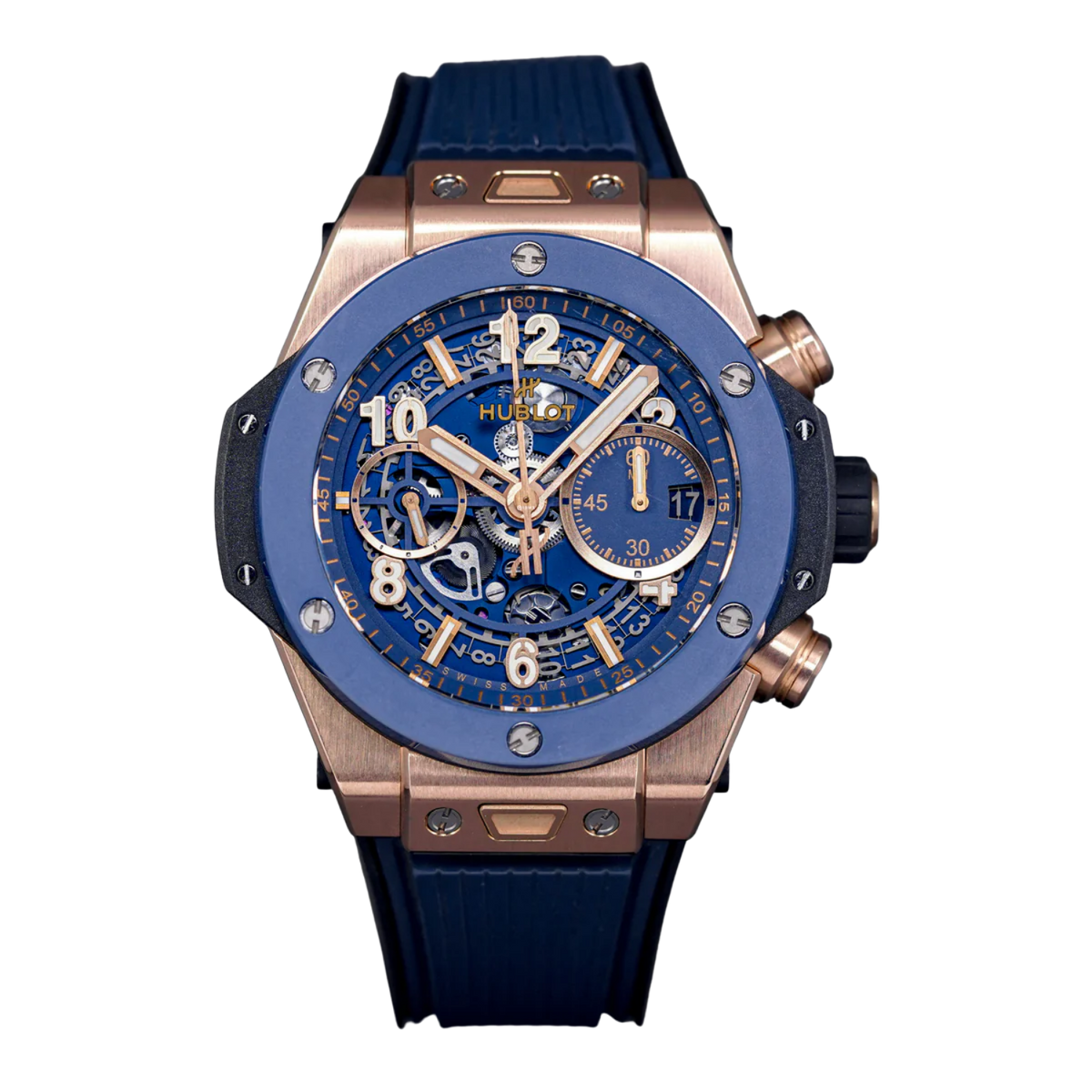 Big Bang Unico Mat Blue Dial 18K King Gold 42mm 441.OX.5181.RX