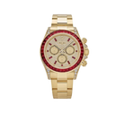 Daytona 126598TRU Yellow Gold Ruby Bezel Diamond Pave Dial