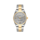 Oyster Perpetual 34mm Steel Yellow Gold Slate Dial Mens Watch 14203