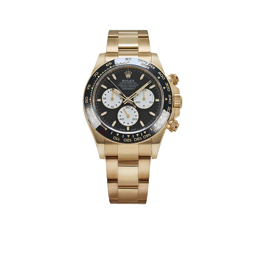 Rolex Daytona 40mm 126528LN 'Le Mans' Yellow Gold Black Dial