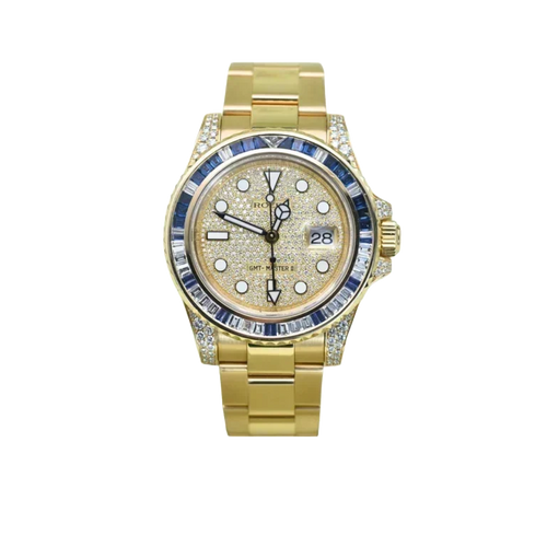 GMT-Master II 116758SARU Pave Diamond Dial 40mm