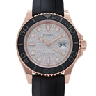Yacht-Master 40mm 126655 Rose Gold Pavé Diamond Dial
