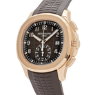 Aquanaut 42mm 5968R-001 Chronograph Rose Gold Brown Dial