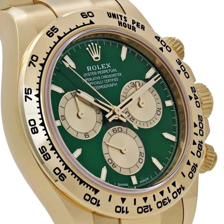 Daytona 126508 John Mayer 2.0 Yellow Gold Bright Green and Golden Dial (2025)