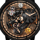 Astronomia Solar Bitcoin 44mm Black DLC, Titanium Manual Winding AS310.21.AB.AA.A