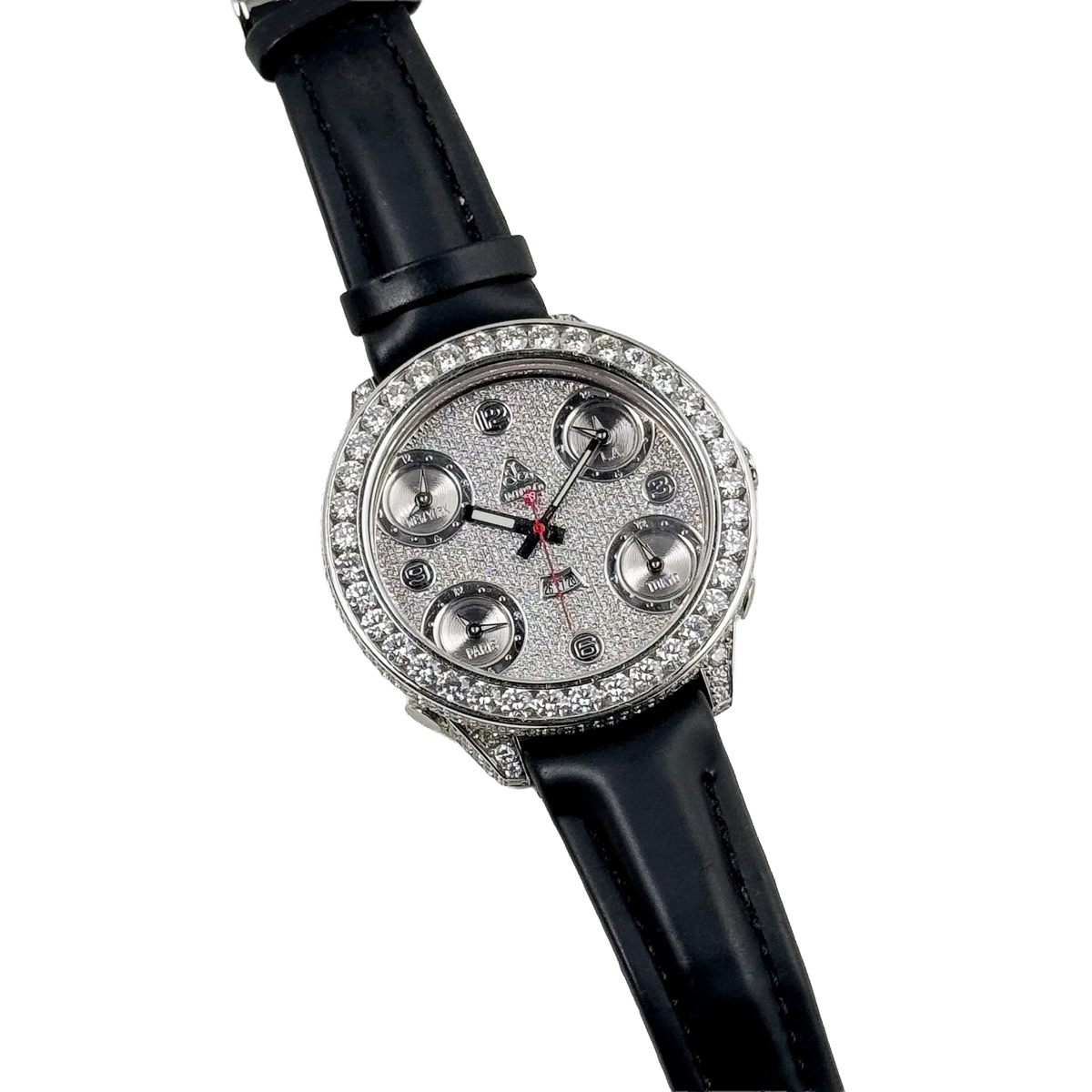 Five Time Zone Steel Diamond 40mm JCM-30