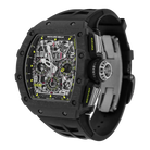 RM 11-03 Black NTPT, Skeleton Dial, 50 mm