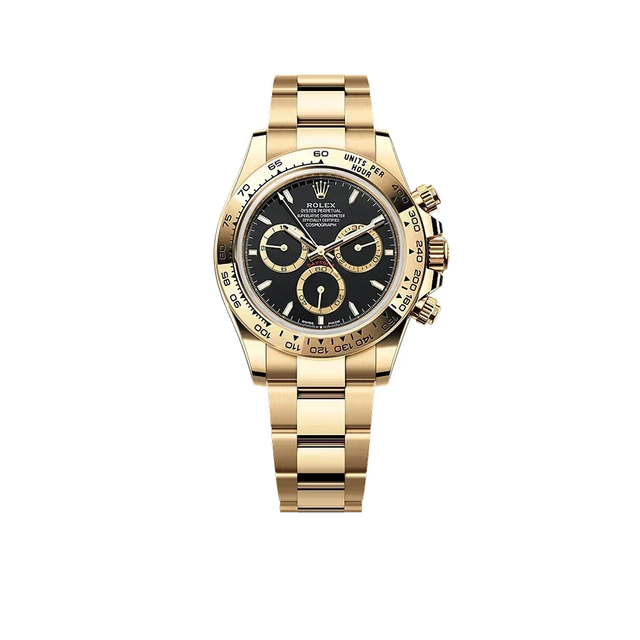 Daytona 40mm Yellow Gold Black Dial 126508  (2025)