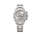 Cosmograph Daytona 40mm White Gold Silver Diamond Dial Diamond Bezel M126539TBR