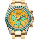 Cosmograph Daytona 'Autumn' Yellow Gold Vivid Green Tourmalines Ref.126598 TML