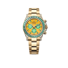 Cosmograph Daytona 'Autumn' Yellow Gold Vivid Green Tourmalines Ref.126598 TML