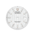 Land-Dweller Oyster 40mm Everosegold & Diamonds Intense White Honeycomb Motif Dial  127385TBR-0003