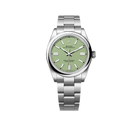 Oyster Perpetual 41mm Stainless Steel Pistachio Dial Men Watch 134300-0006 New 2025