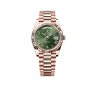 Day-Date Oyster Everose gold 40mm Green Olive 228235