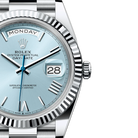 President Day-Date 40mm Ice Blue Dial Platinum Mens Watch 228236