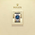 Day-date Oyster Perpetual 40mm White Gold Blue Ombré Dial, Diamond-set bezel M228349RBR-0045