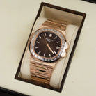 Patek Philippe Nautilus Rose Gold Diamond Bezel 5723/1R-010