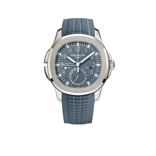 Aquanaut 41mm 5164G-001 Travel Time White Gold Blue Dial