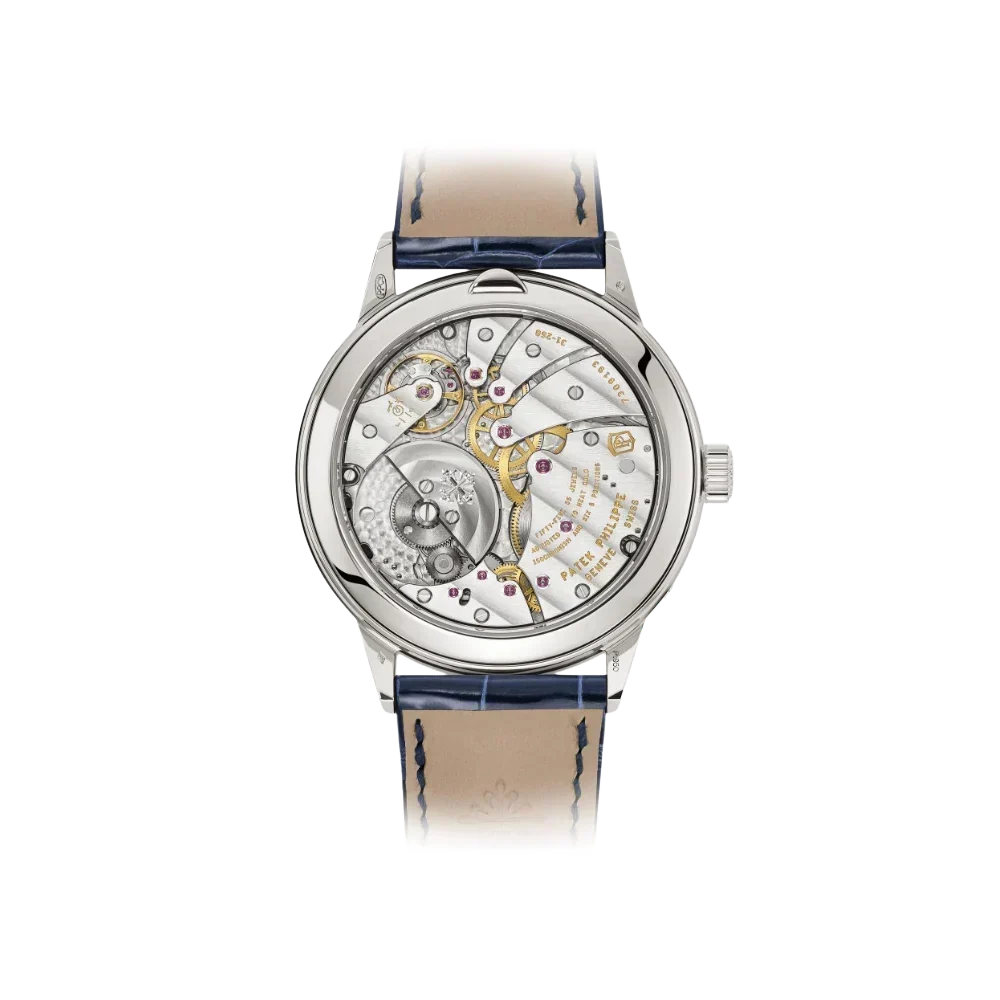 Grand Complications 42mm 5236P-001 In-Line Perpetual Calendar Platinum Blue Dial