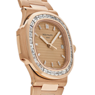 Nautilus 40mm 5723/1R-001 Rose Gold Rose-Gilt Dial Baguette Diamond Bezel