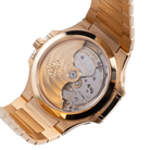 Nautilus Ladies 35mm 7118/1200R-010 Rose Gold Golden Dial Diamond Bezel