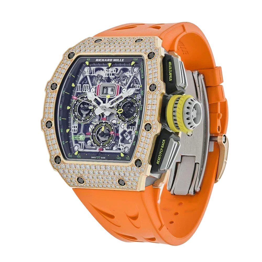 RM 11-03 Rose Gold - Skeleton Dial 45mm
