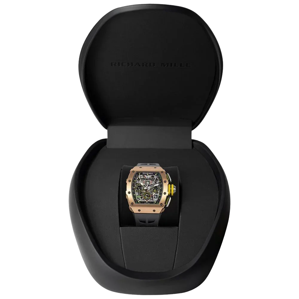 RM 11-03 Rose Gold &amp; Titanium, Skeleton Dial, 50 mm