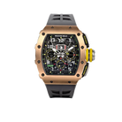 RM 11-03 Rose Gold &amp; Titanium, Skeleton Dial, 50 mm
