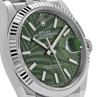 Rolex Datejust 36mm 126234 Stainless Steel Olive Green Palm Motif Dial